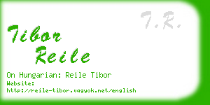 tibor reile business card